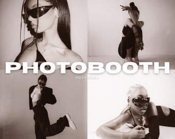 5 PHOTOBOOTH FILM PRESETS | Mobile Lightroom & Desktop Presets, Retro Film Presets, Vintage Presets, Polaroid Presets, Instagram Presets