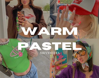 WARM PASTEL PRESET | Mobile Lightroom Voreinstellungen | Instagram Voreinstellung | Desktop Lightroom Voreinstellung | Influencer Blogger Preset | Sommer Preset