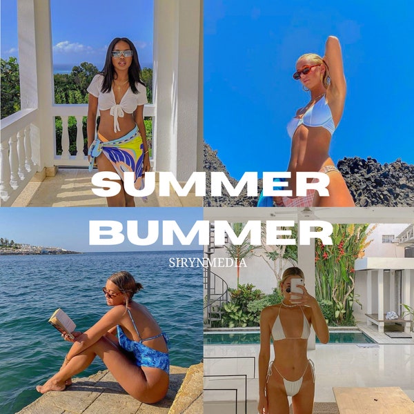 SUMMER BUMMER PRESET | Mobile Lightroom Presets | Instagram Preset | Desktop Lightroom Preset | Influencer Blogger Preset | Summer Preset