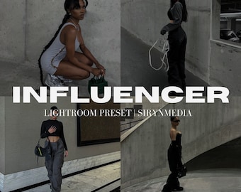 3 PRESET PER INFLUENCER / Preimpostazioni per Lightroom e desktop mobile, Preimpostazioni per creatore di contenuti, Preimpostazione per Fashion Blogger, Preimpostazione minima, Preimpostazione per Instagram