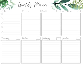 Weekly Planner Printable To Do List