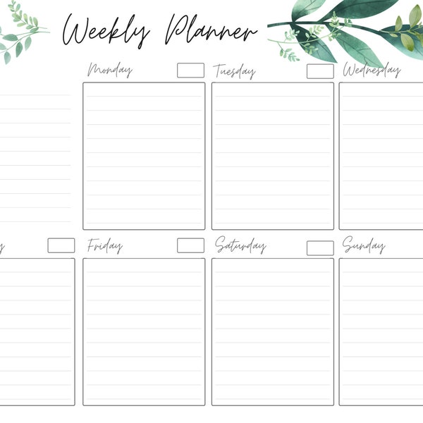 Weekly Planner Printable To Do List