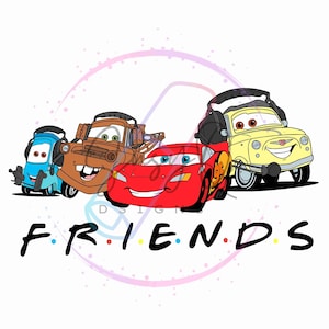 Cars Friends Image Transfers, Cars htv and Sublimation Prints, Cars Eco Solvent HTV Prints, Cars Sublimation Prints,