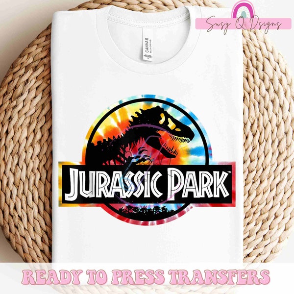 T-Rex Colorful Image Transfers, Universal Studios Htv and Sublimation Transfers, Universal Studios Iron on decals