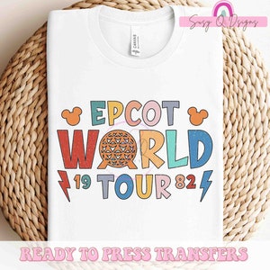 Epcot World Image Transfers, Epcot Sublimation Prints, Epcot HTV Prints, World Travelers Iron On