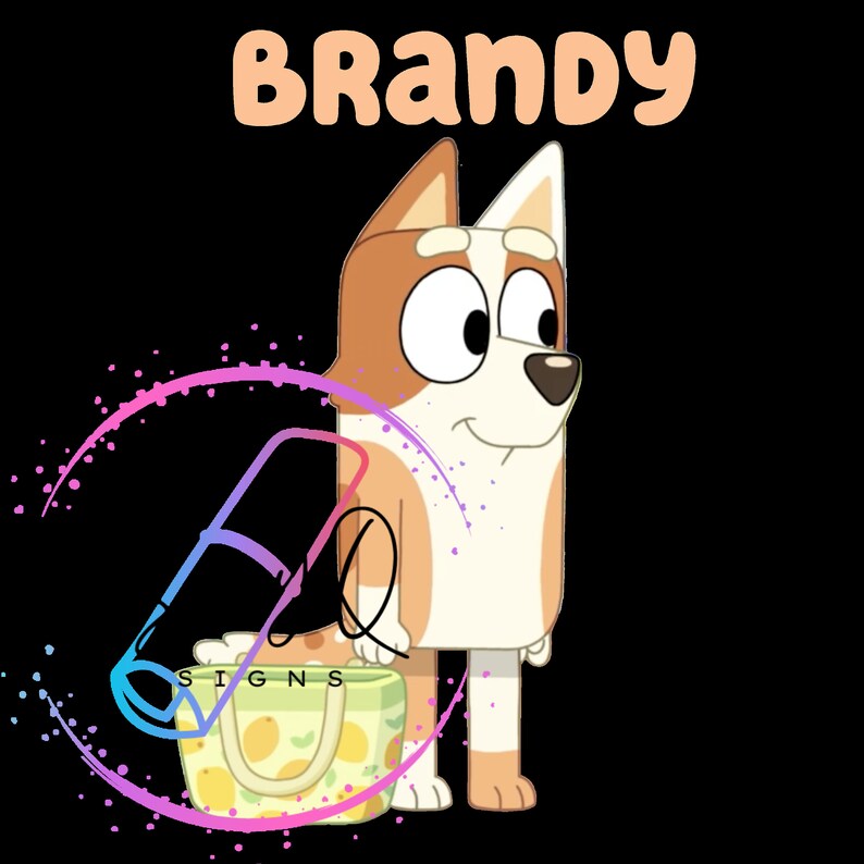 Brandy Cattle Bluey and Family Image Transfers Bluey Etsy Hong Kong