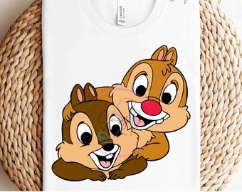 Chip and Dale Image Transfers, Disney Family Vacation Sublimation Prints, Chip and Dale Eco Solvent HTV Prints