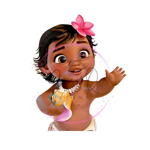 Baby Moana Image Transfers, Moana Iron on Prints, Moana Sublimation Prints,  Moana Eco Solvent HTV Prints, Moana Shirts, Disney Moana