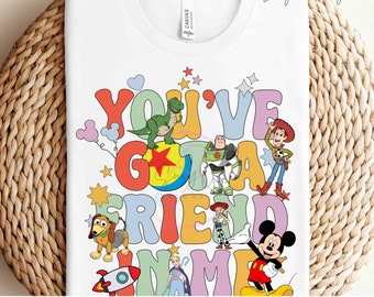 Disney Toy Story and Friends Image Transfers, Toy Story Iron on Prints, Toy Story Sublimation Prints, You've got a friend in me sublimation