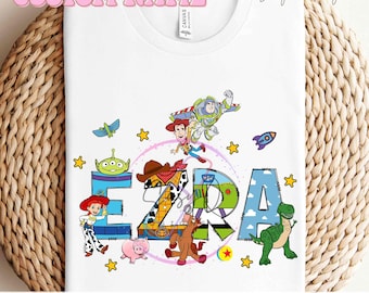 Ready To Press Custom Name HTV and Sublimation Image Transfer, Custom Toy Story Name