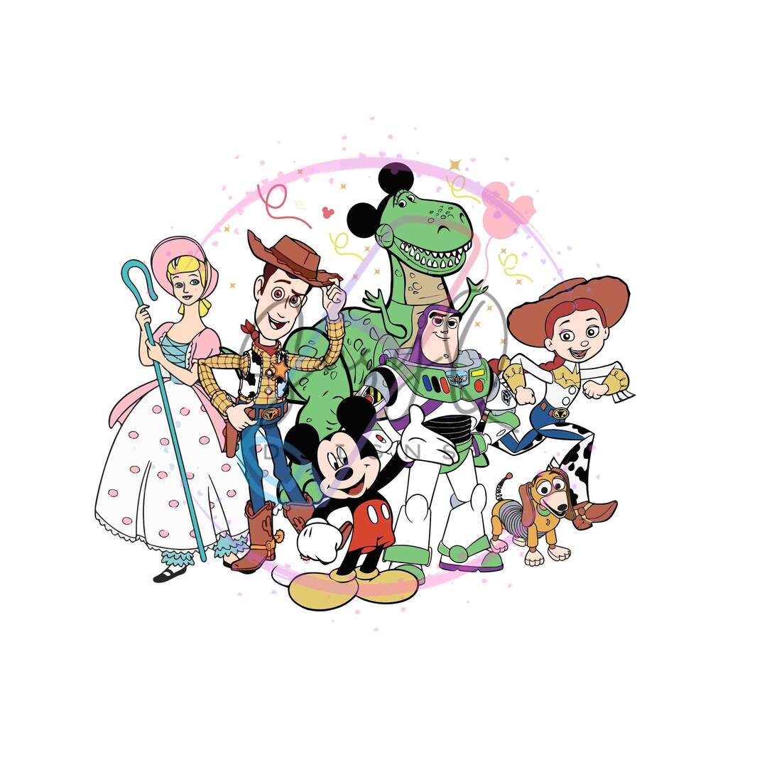 Toy Ruth Toy Story Image Transfers, Toy Story Iron on Prints, Toy Story ...
