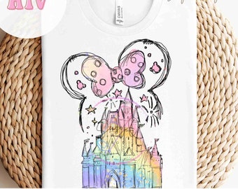 Castle Image Transfers, Castle Sublimation Prints, Castle HTV Prints, Family Vacation Iron On Prints, Family Vacation Matching Shirts