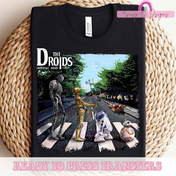 Galaxy Wars Droids Image Transfers, Star Family Vacation  Sublimation Prints, Star Family Vacation  Eco Solvent HTV Prints