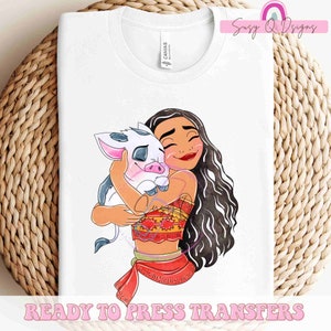 Moana Image Transfers, Moana Iron on Prints, Moana Sublimation Prints, Moana Eco Solvent HTV Prints