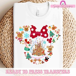 Disney Family Vacation 2024 Ready to Press Iron on Decal DTF Transfer for  Shirts Mickey Design Transfer DTF Decal Transfers 
