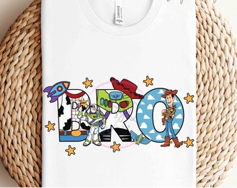 Toy Story Sis and Bro Image Transfers, Toy Story Iron on Prints, Toy Story Sublimation Prints, Toy Story Disney Trip