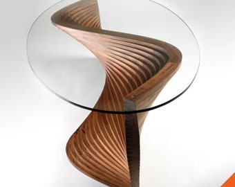 Parametric Coffee Table, Parametric Wavy Wooden Furniture,  Cnc Files For Cutting, cnc cut, laser cut, cutting file,plywood