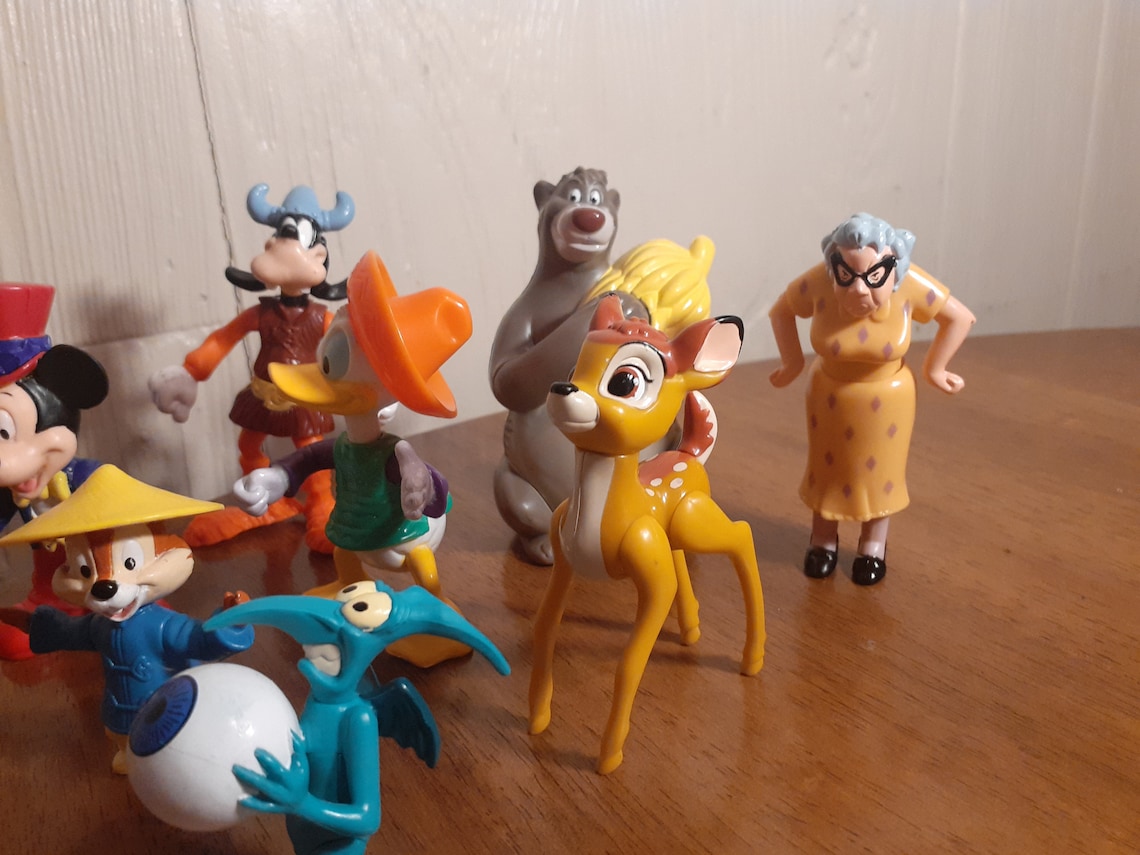 Disney Characters Toys VINTAGE LOT 1990's Etsy.de