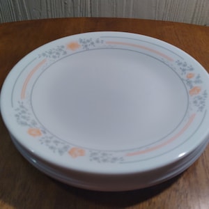 Vintage Corelle Apricot Grove Bread Butter Plates Set of 7