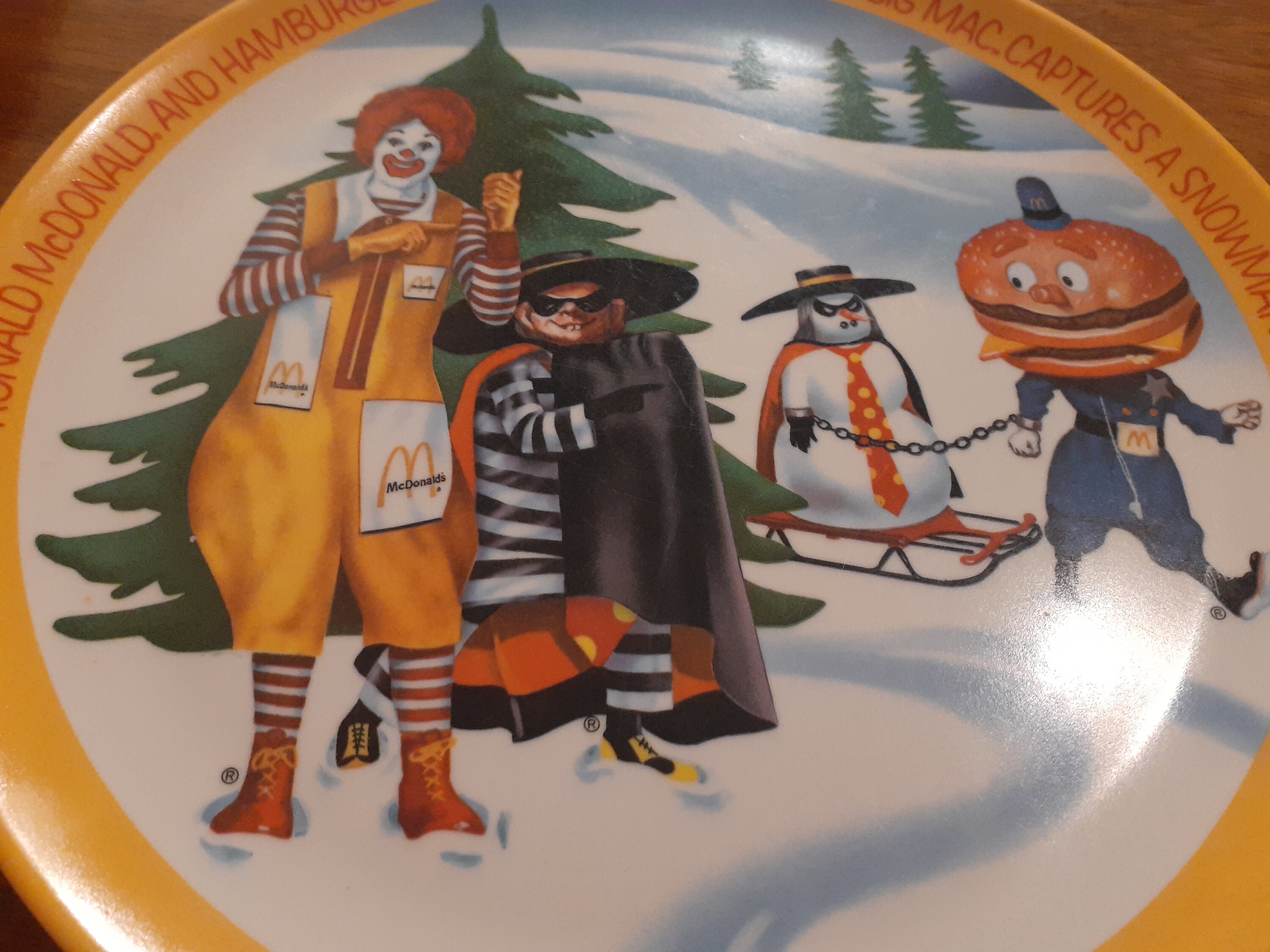 Set of 3 Ronald McDonald Collectible Plates Vintage 1977 Etsy