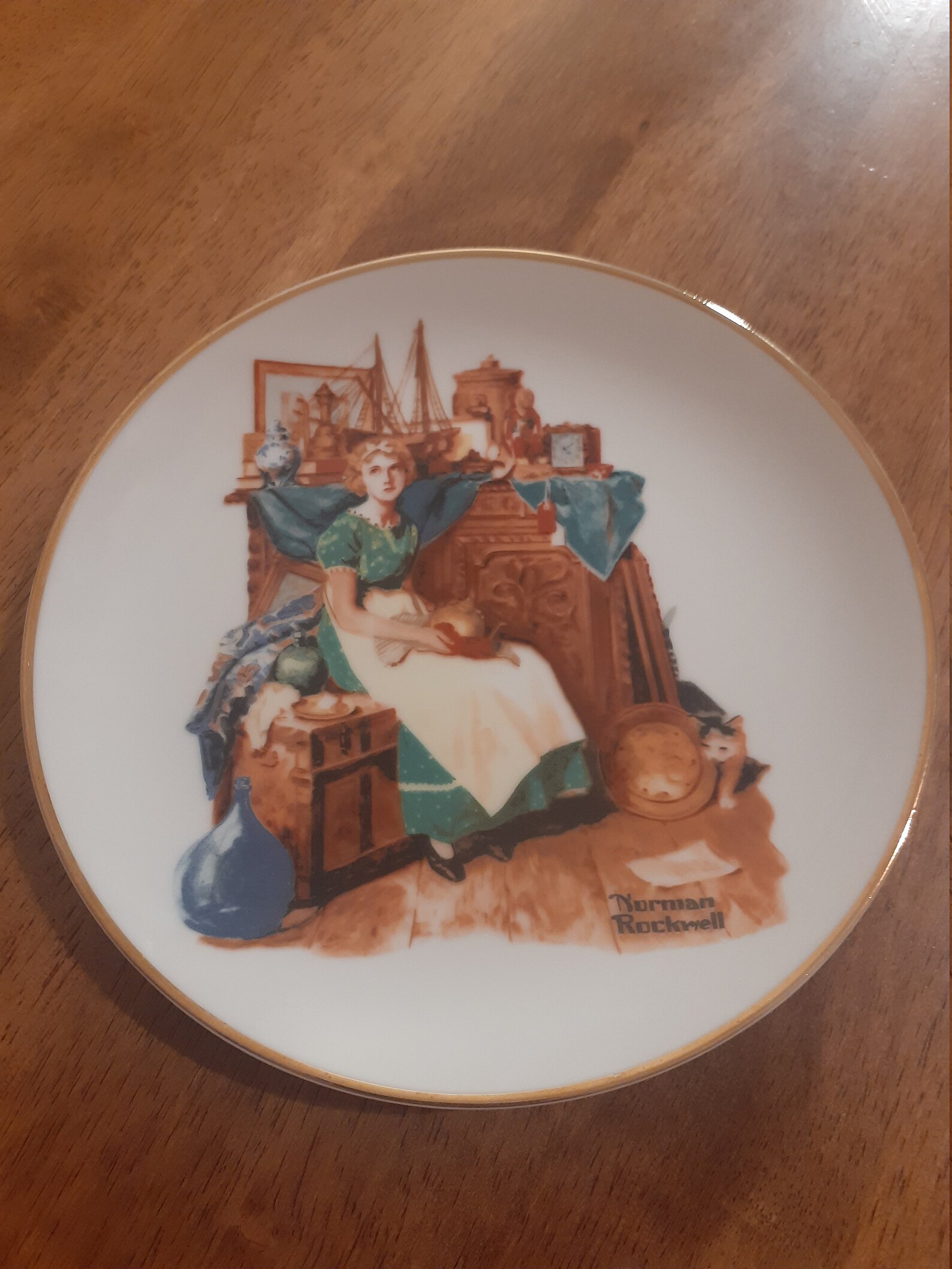 Norman Rockwell Vintage Decorative Plates Etsy
