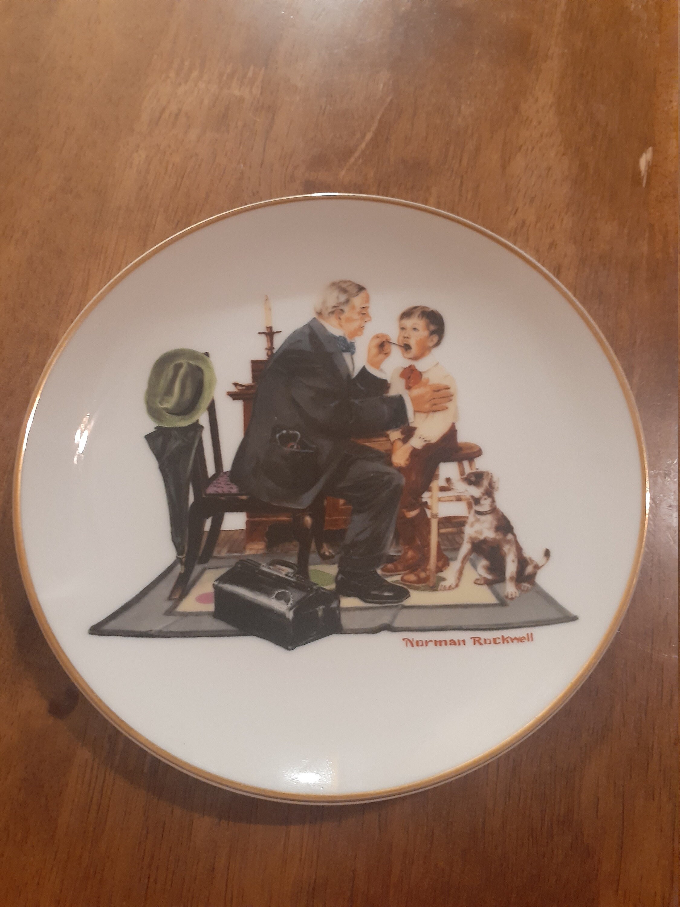Norman Rockwell Vintage Decorative Plates Etsy