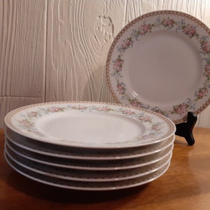 Antique Vintage Cake Plates late 1800&#39;s Set of Six Vtg Haviland France Limoges imported by Geo V Millar