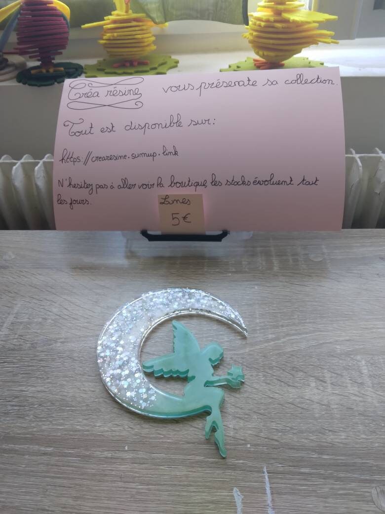 Décoration Fée sur La Lune