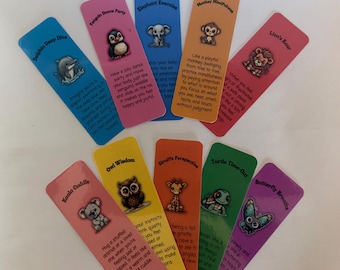 Bookmarks for Kids | Gift for Counselors | Bookmark Gifts | Gifts for Students | Counseling Bookmarks | Calm Down Strategies