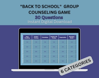 Coping Skills Game Therapy Game Counseling Game Virtual Game Group Therapy Game Group Therapy Activity Counseling Activity Coping Skills