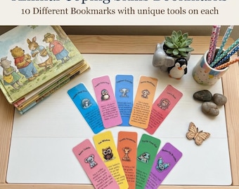 Bookmarks for Kids | Gift for Counselors | Bookmark Gifts | Gifts for Students | Counseling Bookmarks | Calm Down Strategies