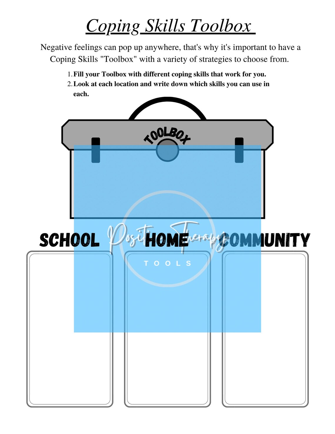 Healthy Coping Skills | Coping Skills Worksheet | Emotions Worksheet ...