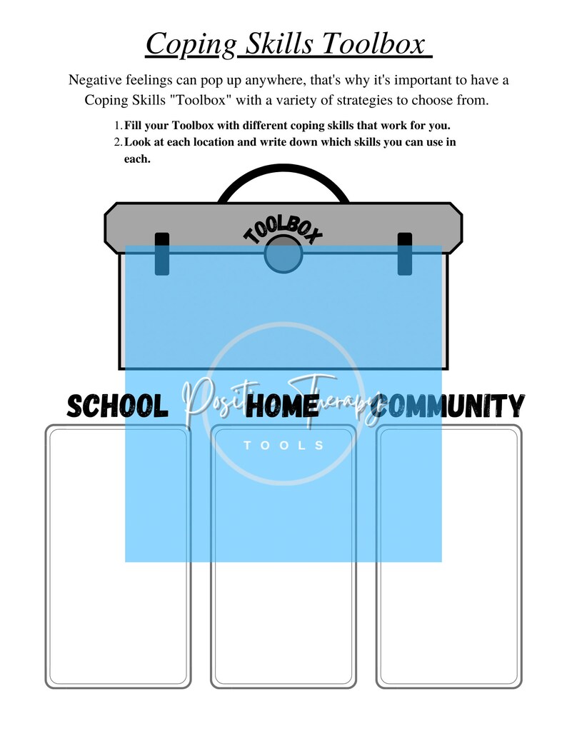 Healthy Coping Skills | Coping Skills Worksheet | Emotions Worksheet ...