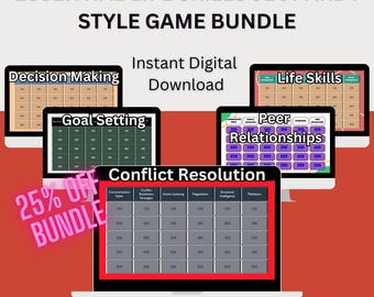 Coping Skills Therapy Game Life Skills Goals Counseling Game Virtual Game Group Therapy Game Group Therapy Activity Counseling Activity