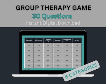 Coping Skills Game Therapy Game Counseling Game Virtual Game Group Therapy Game Group Therapy Activity Counseling Activity Coping Skills