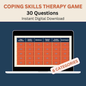 Coping Skills Game Therapy Game Counseling Game Virtual Game Group Therapy Game Group Therapy Activity Counseling Activity Coping Skills