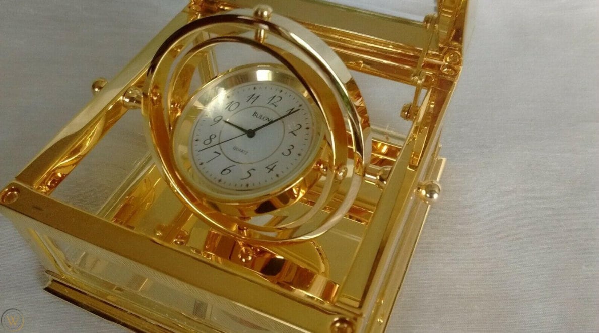 Bulova Miniature Clock for sale Only 4 left at 75
