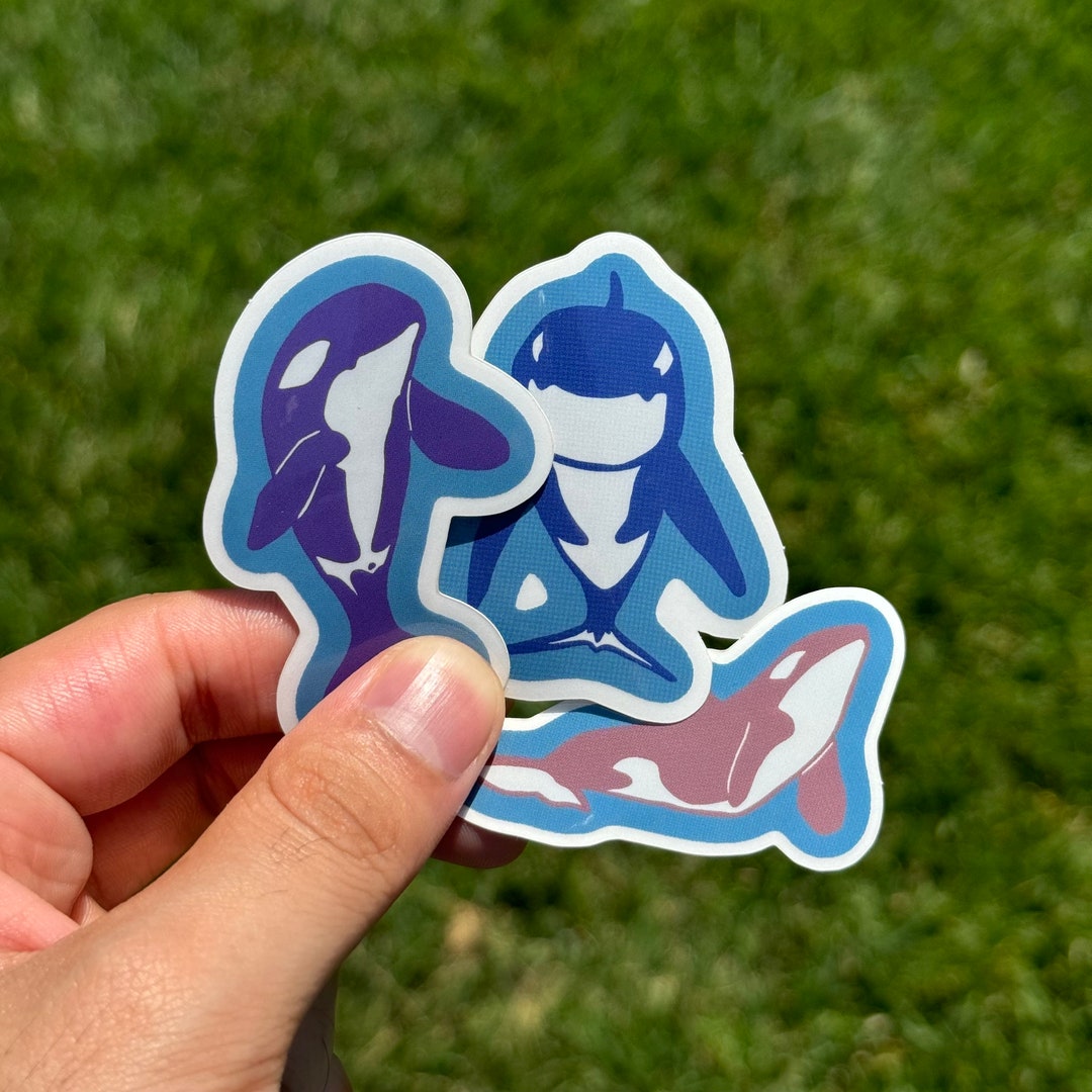 Orca Sticker Set - Etsy