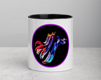 Rainbow Cuttlefish Mug