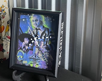 Beetlejuice 8x10 Inch Clock