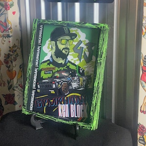 Ken Block 11x14 Inch Shadowbox