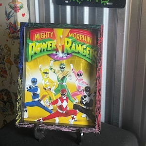 Power Rangers 11x14 Inch Shadowbox