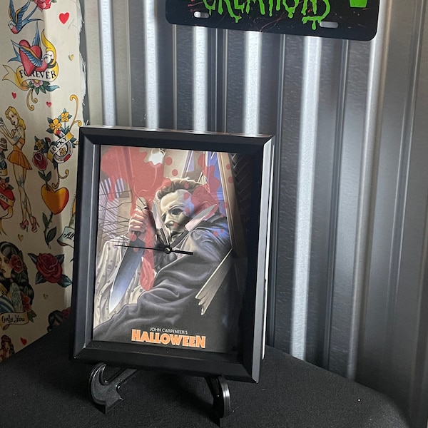 Michael Myers Clock Etsy