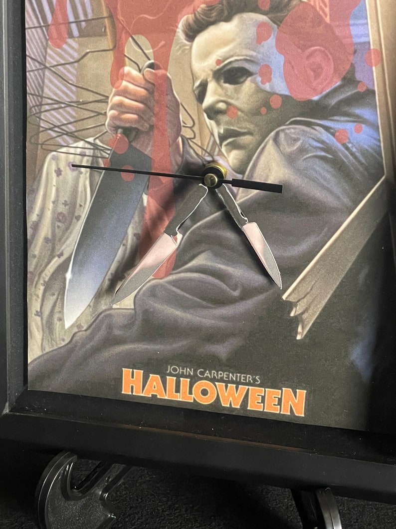 Michael Myers halloween 8x10 Inch Clock Etsy