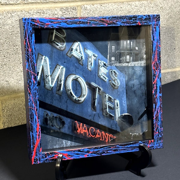 Bates Motel (Psycho) 9x9 inch Shadowbox