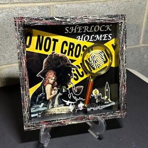Sherlock Holmes 9x9 inch Shadowbox