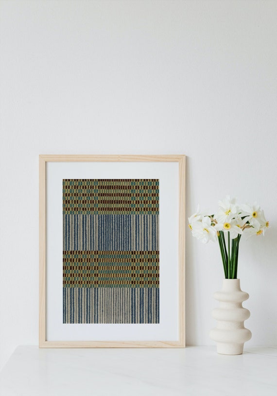 Billie | Printable art | Vintage textile wall art | Exhibit Goods | Museum quality prints | Instant JPG for wall decor and DIY crafts