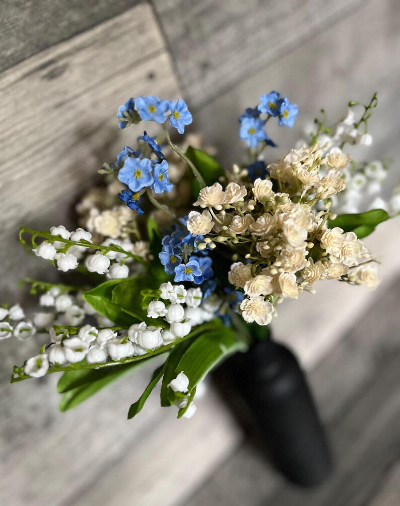Realistic Flower Bouquet, Gypsophila, Lily of the Valley