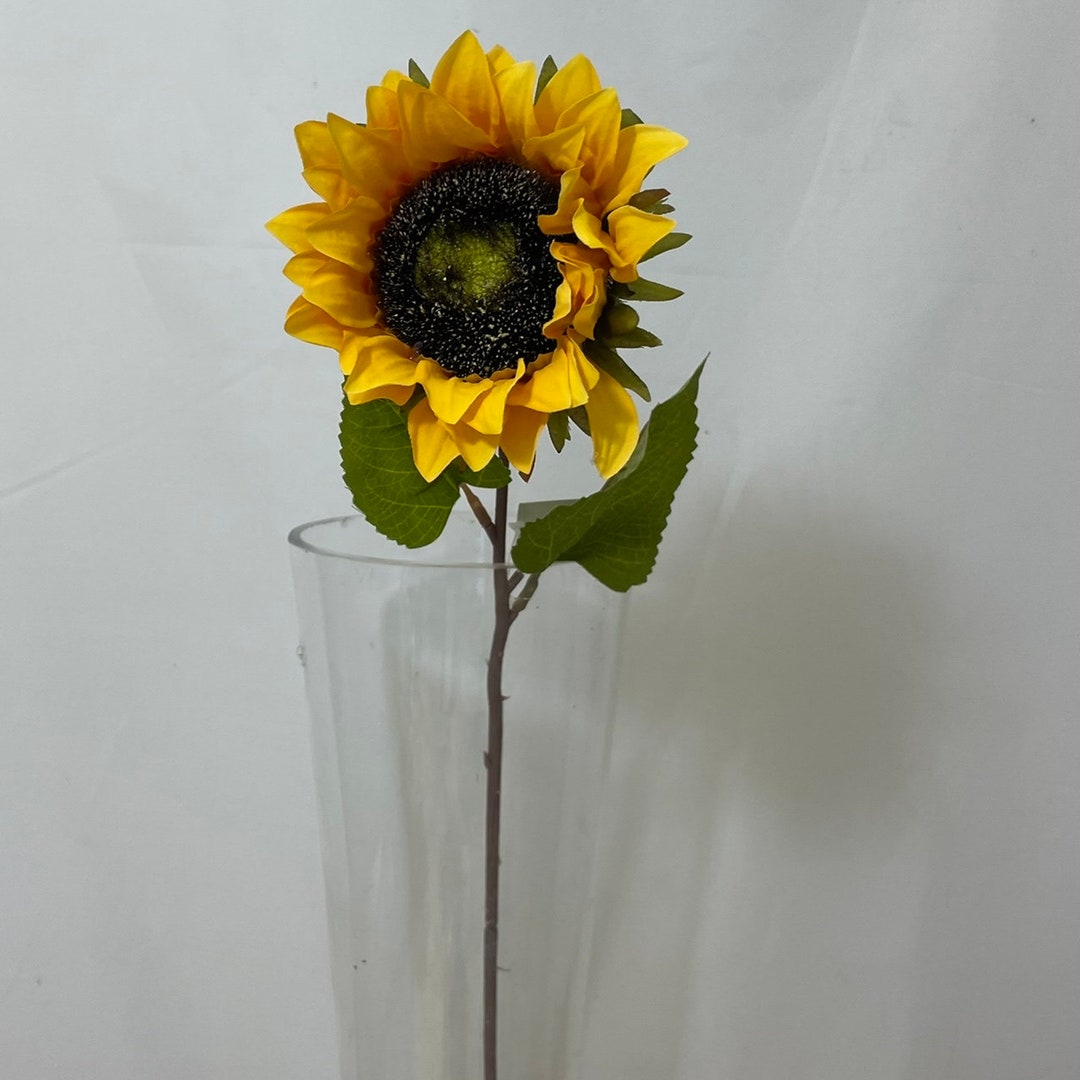 40cm Single Stem Sunflower Artificial Sunflower 10cm Sunflower Etsy