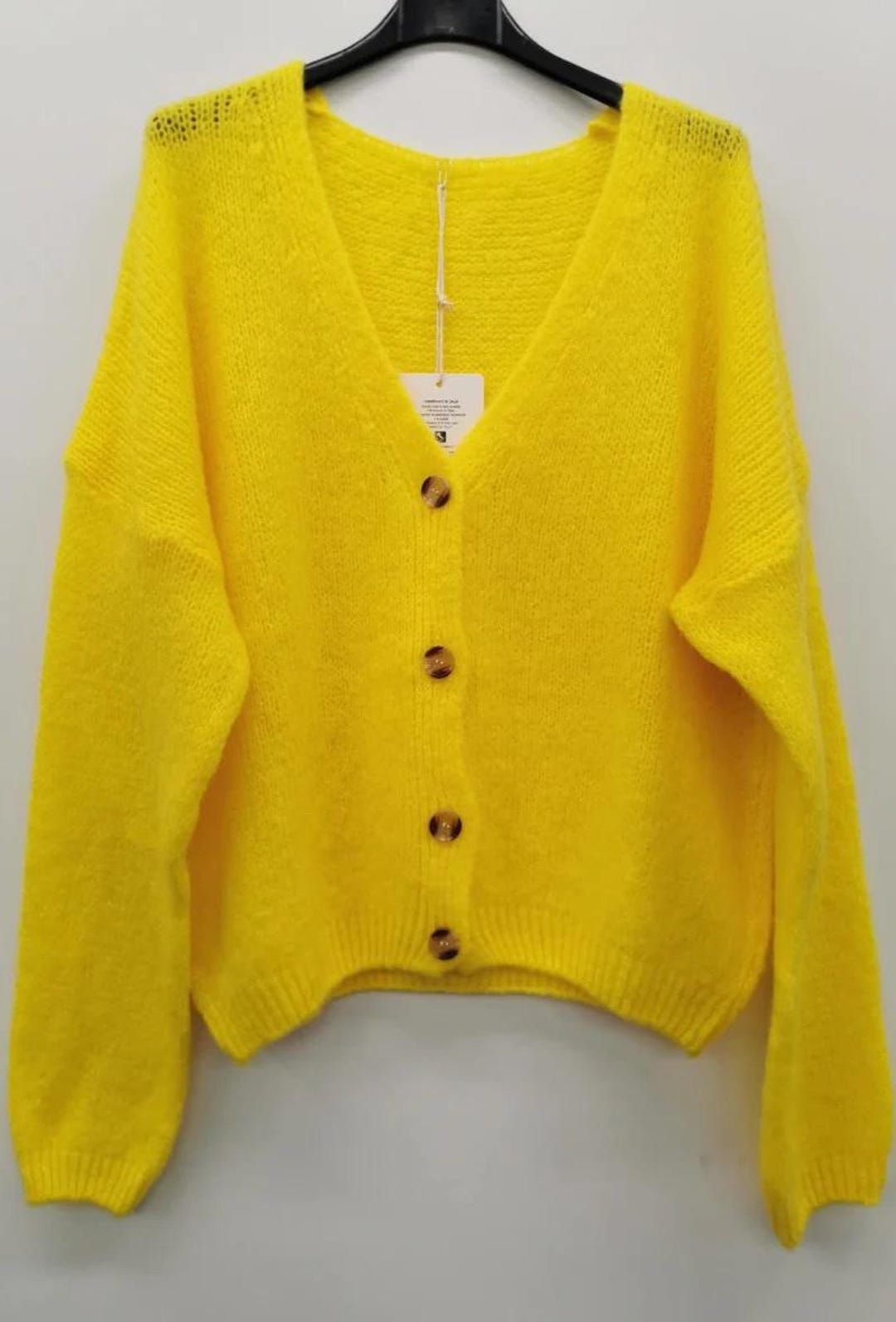 Mohair Cardigan マスタードイエロー リアルマッコイズ MC19103 JMモヘアカーディガン マスタード